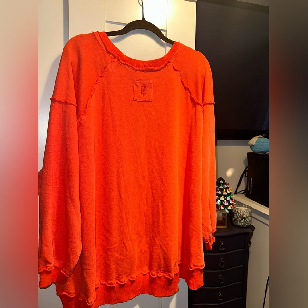 NWT FREE PEOPLE Movement 
One To Beat Pullover - Flame
$78 MSRP - Picture 10 of 12